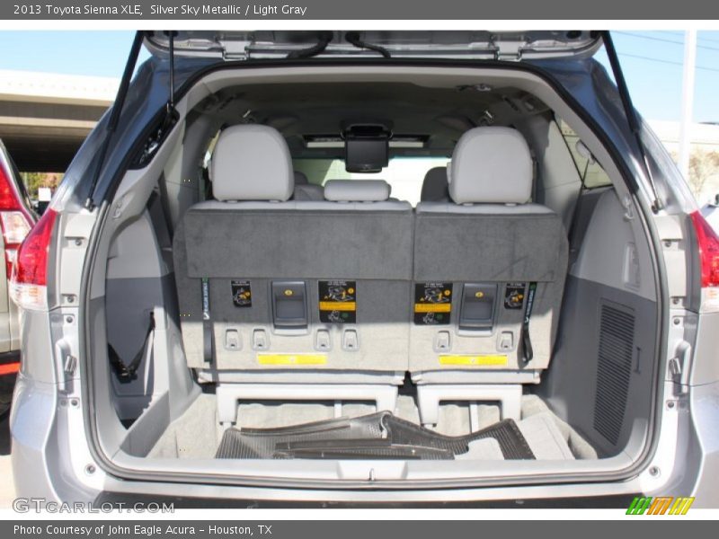 Silver Sky Metallic / Light Gray 2013 Toyota Sienna XLE
