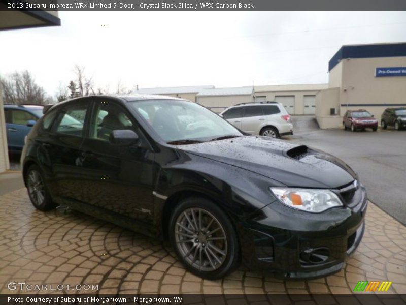 Crystal Black Silica / WRX Carbon Black 2013 Subaru Impreza WRX Limited 5 Door