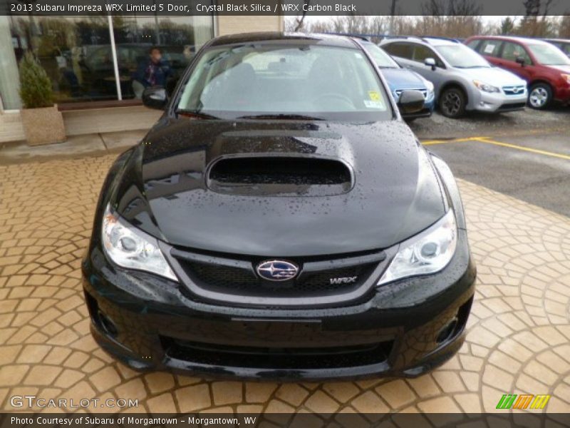 Crystal Black Silica / WRX Carbon Black 2013 Subaru Impreza WRX Limited 5 Door
