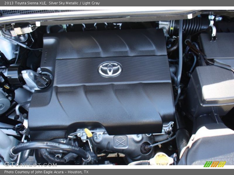 Silver Sky Metallic / Light Gray 2013 Toyota Sienna XLE
