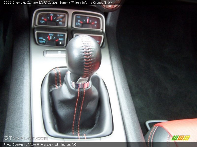 Summit White / Inferno Orange/Black 2011 Chevrolet Camaro SS/RS Coupe