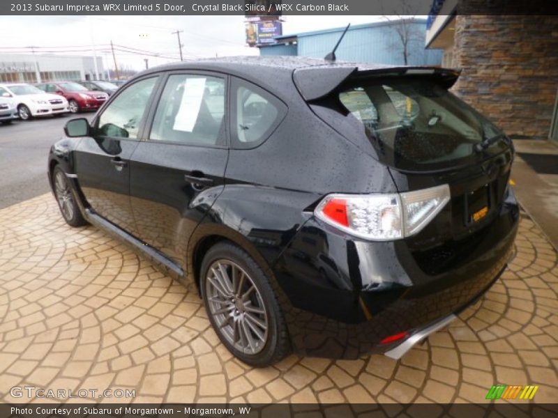 Crystal Black Silica / WRX Carbon Black 2013 Subaru Impreza WRX Limited 5 Door