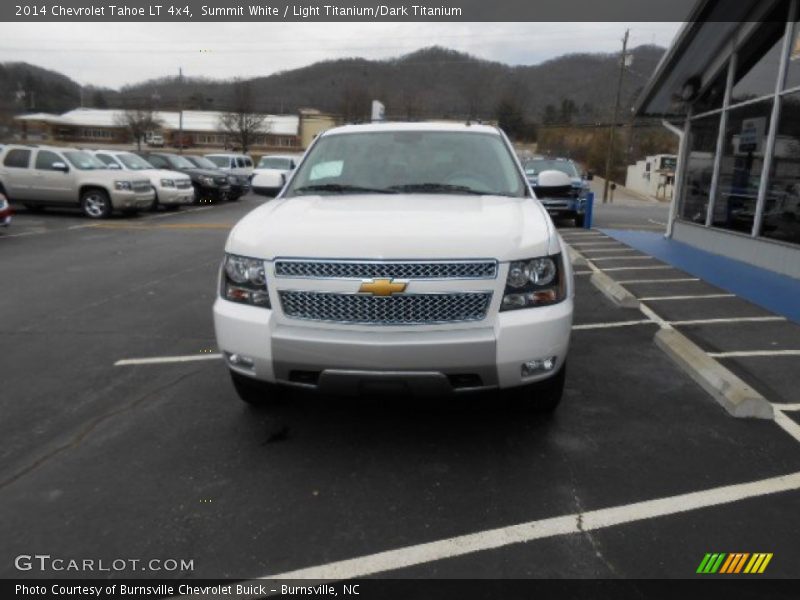 Summit White / Light Titanium/Dark Titanium 2014 Chevrolet Tahoe LT 4x4