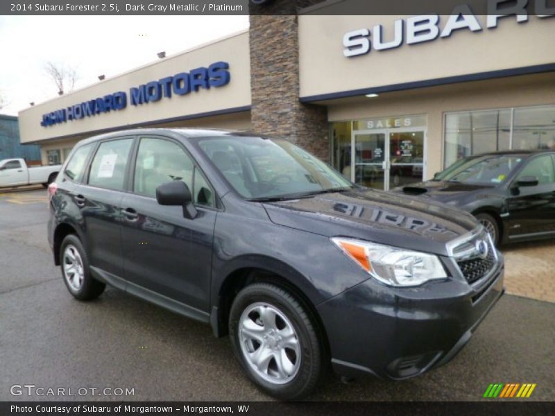 Dark Gray Metallic / Platinum 2014 Subaru Forester 2.5i