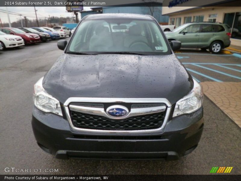 Dark Gray Metallic / Platinum 2014 Subaru Forester 2.5i