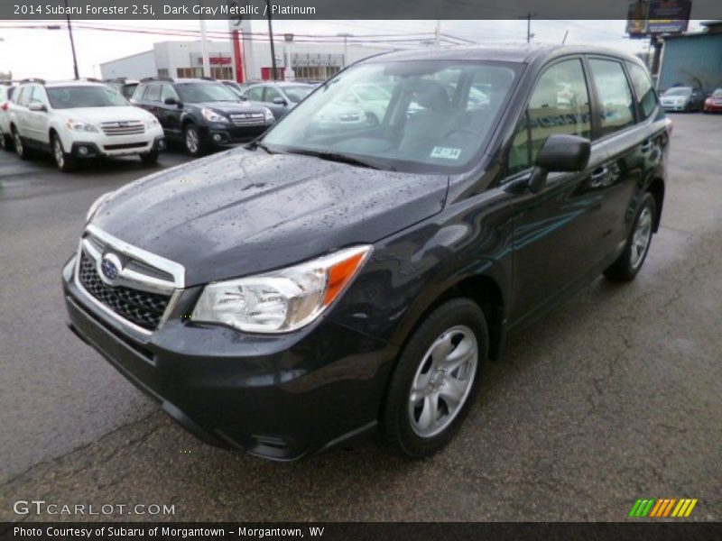 Dark Gray Metallic / Platinum 2014 Subaru Forester 2.5i
