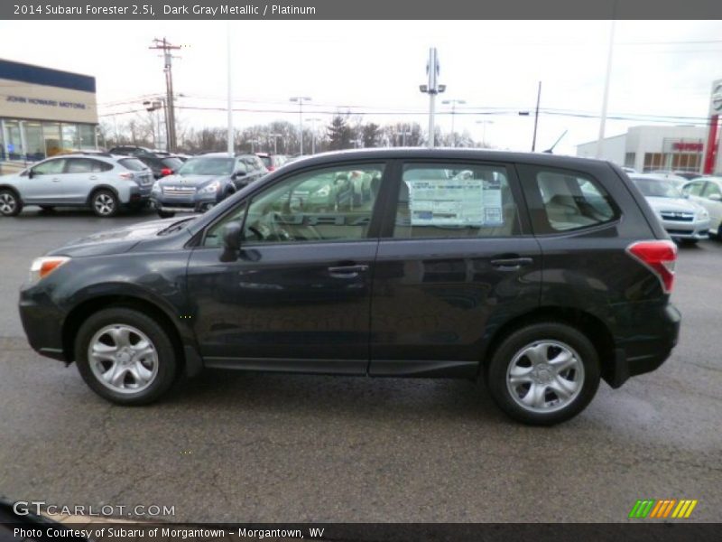 Dark Gray Metallic / Platinum 2014 Subaru Forester 2.5i
