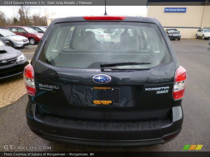 Dark Gray Metallic / Platinum 2014 Subaru Forester 2.5i