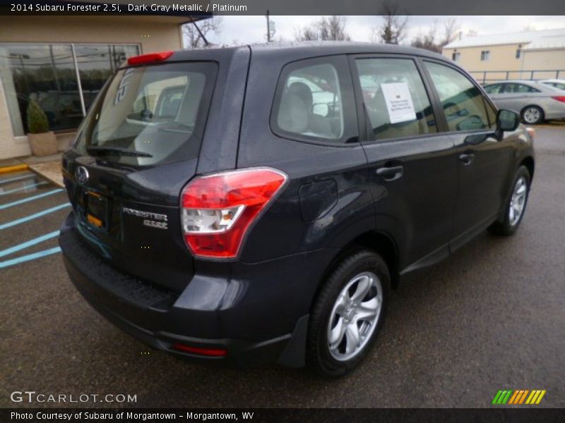 Dark Gray Metallic / Platinum 2014 Subaru Forester 2.5i