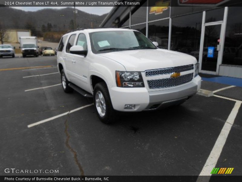 Summit White / Light Titanium/Dark Titanium 2014 Chevrolet Tahoe LT 4x4