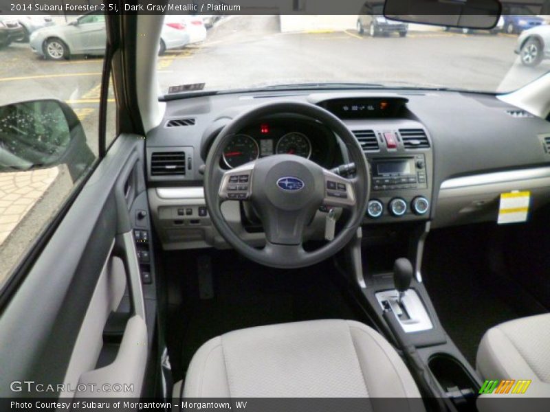 Dark Gray Metallic / Platinum 2014 Subaru Forester 2.5i