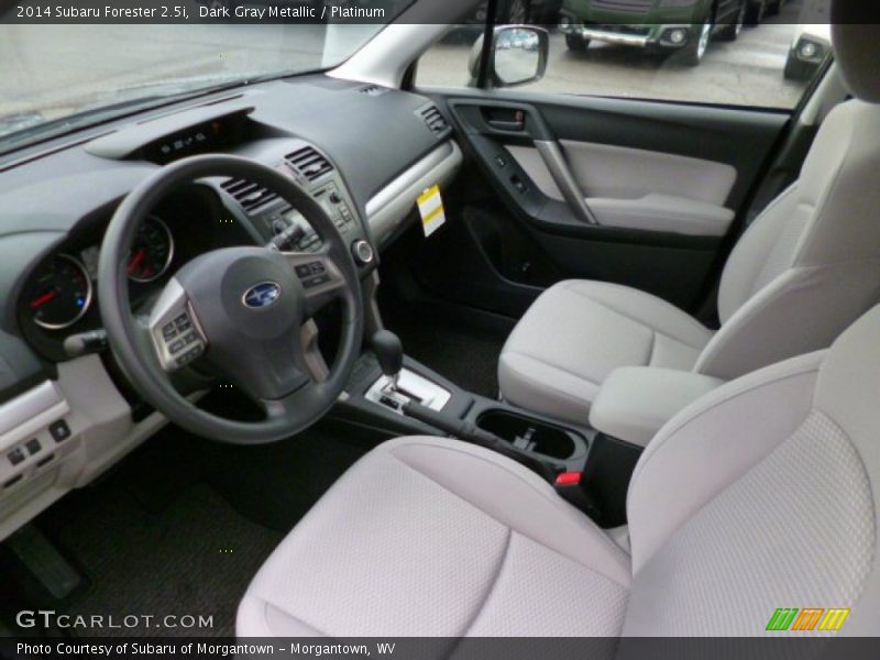 Dark Gray Metallic / Platinum 2014 Subaru Forester 2.5i