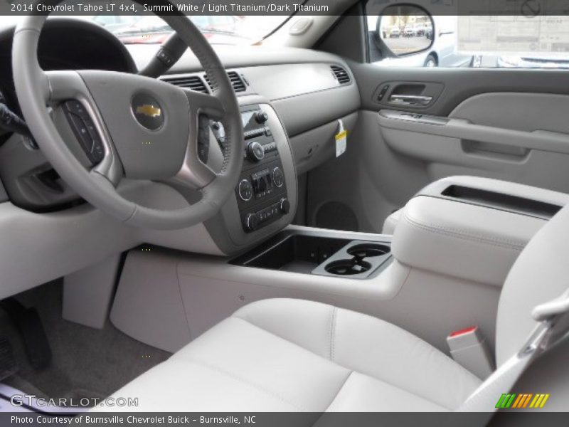 Summit White / Light Titanium/Dark Titanium 2014 Chevrolet Tahoe LT 4x4