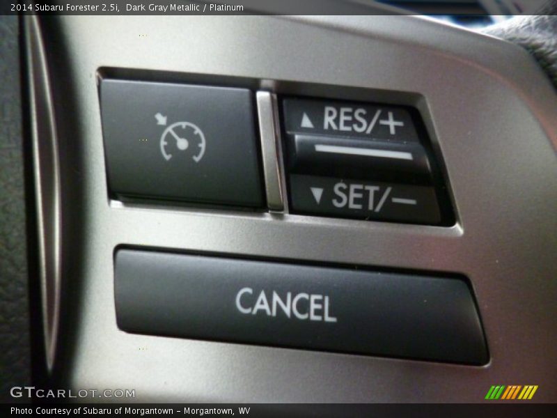 Dark Gray Metallic / Platinum 2014 Subaru Forester 2.5i