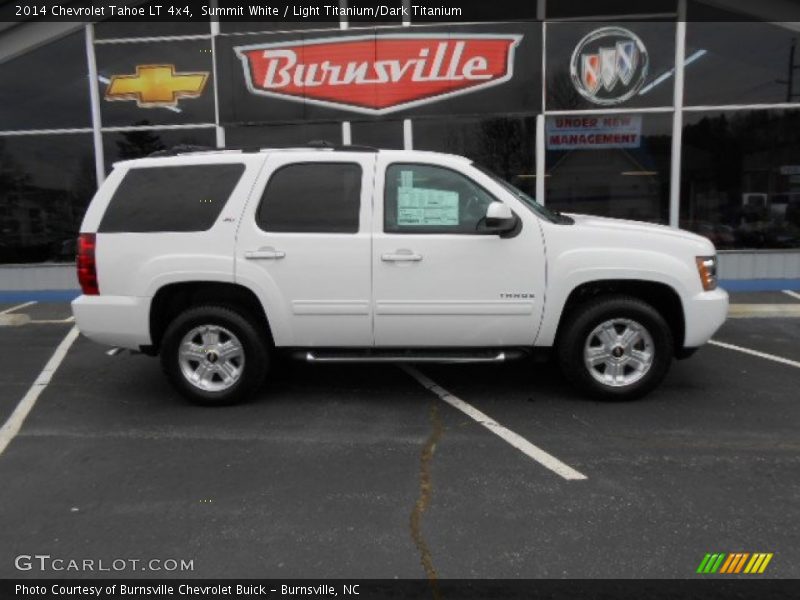 Summit White / Light Titanium/Dark Titanium 2014 Chevrolet Tahoe LT 4x4
