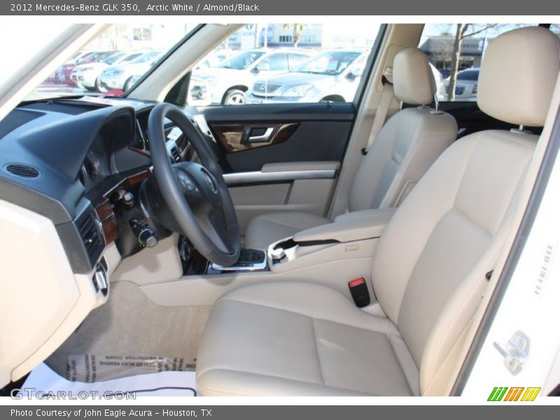 Arctic White / Almond/Black 2012 Mercedes-Benz GLK 350