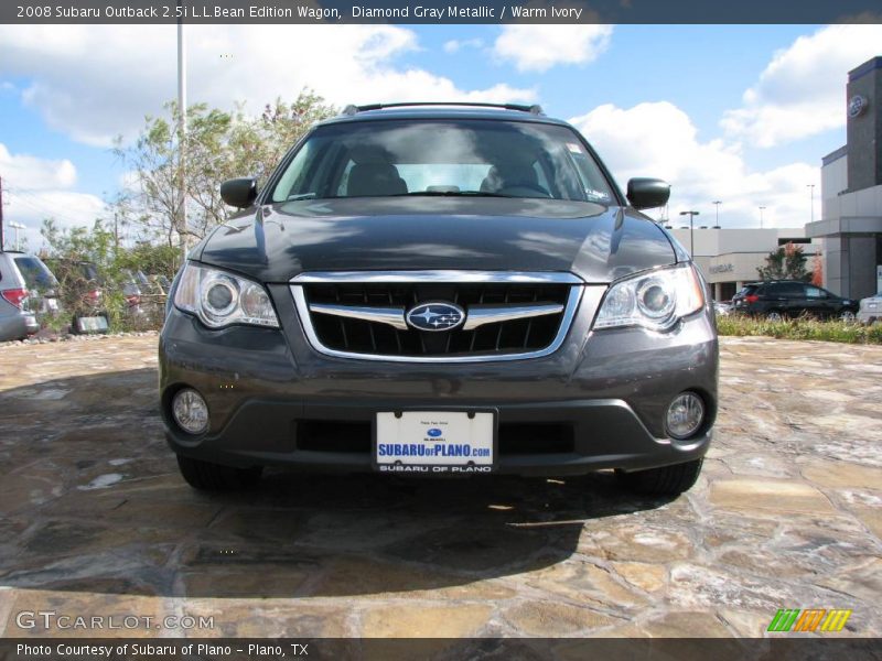 Diamond Gray Metallic / Warm Ivory 2008 Subaru Outback 2.5i L.L.Bean Edition Wagon