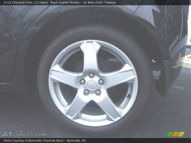Black Granite Metallic / Jet Black/Dark Titanium 2013 Chevrolet Sonic LTZ Hatch
