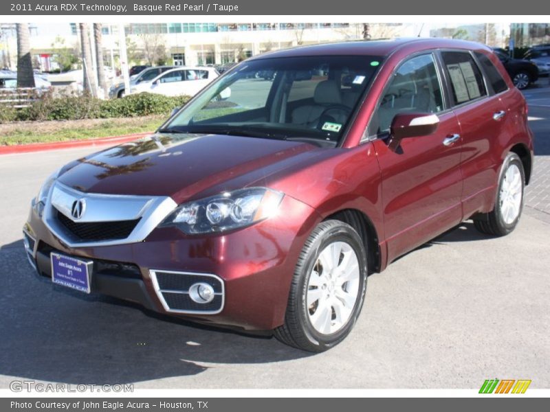 Basque Red Pearl / Taupe 2011 Acura RDX Technology