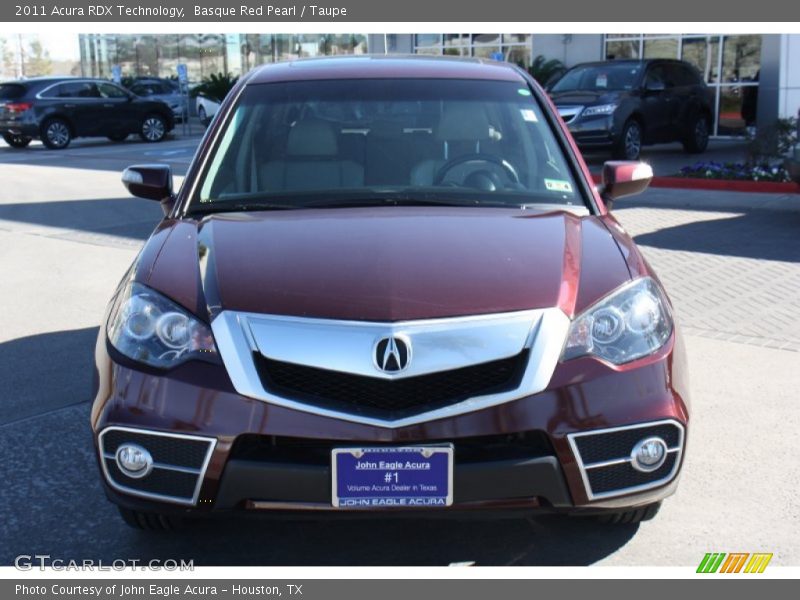 Basque Red Pearl / Taupe 2011 Acura RDX Technology