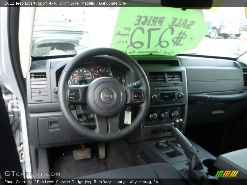 Bright Silver Metallic / Dark Slate Gray 2012 Jeep Liberty Sport 4x4
