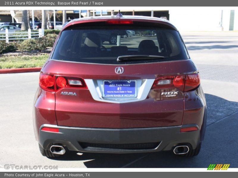 Basque Red Pearl / Taupe 2011 Acura RDX Technology