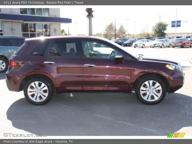 Basque Red Pearl / Taupe 2011 Acura RDX Technology