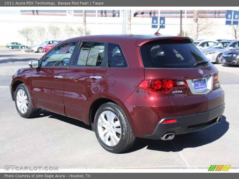Basque Red Pearl / Taupe 2011 Acura RDX Technology