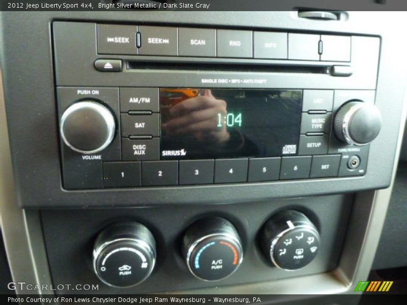 Bright Silver Metallic / Dark Slate Gray 2012 Jeep Liberty Sport 4x4