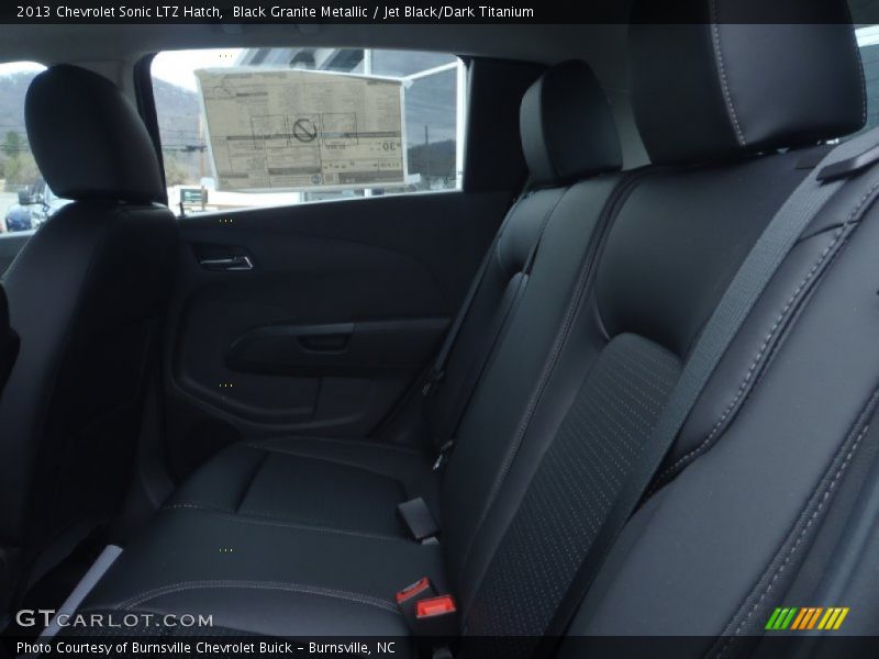 Black Granite Metallic / Jet Black/Dark Titanium 2013 Chevrolet Sonic LTZ Hatch