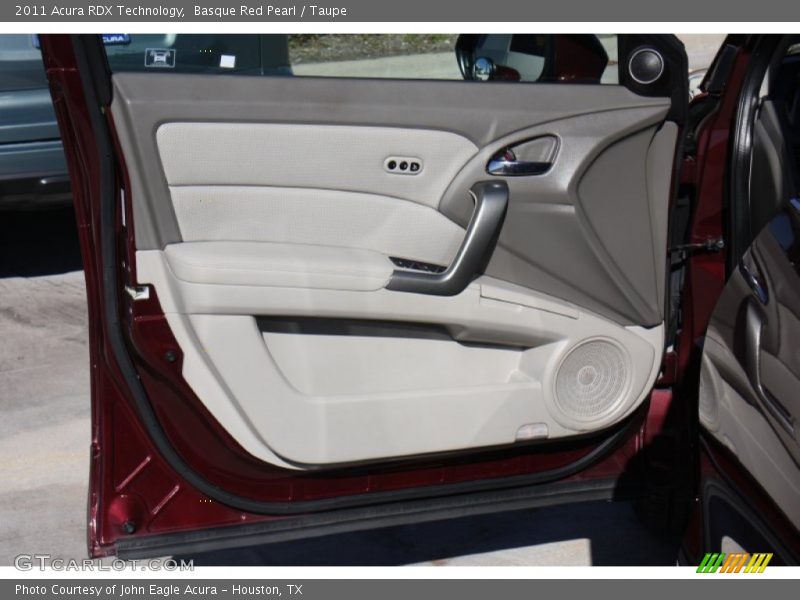 Basque Red Pearl / Taupe 2011 Acura RDX Technology