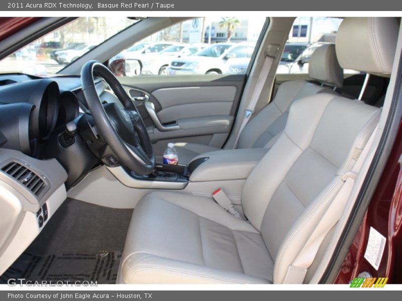 Basque Red Pearl / Taupe 2011 Acura RDX Technology