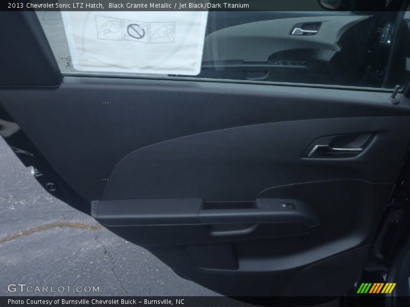 Black Granite Metallic / Jet Black/Dark Titanium 2013 Chevrolet Sonic LTZ Hatch