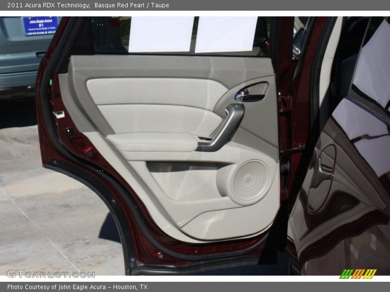 Basque Red Pearl / Taupe 2011 Acura RDX Technology