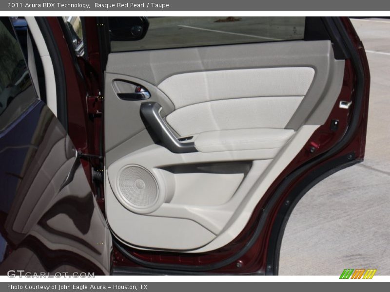 Basque Red Pearl / Taupe 2011 Acura RDX Technology