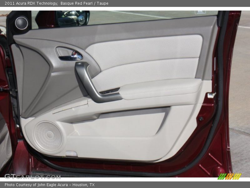 Basque Red Pearl / Taupe 2011 Acura RDX Technology