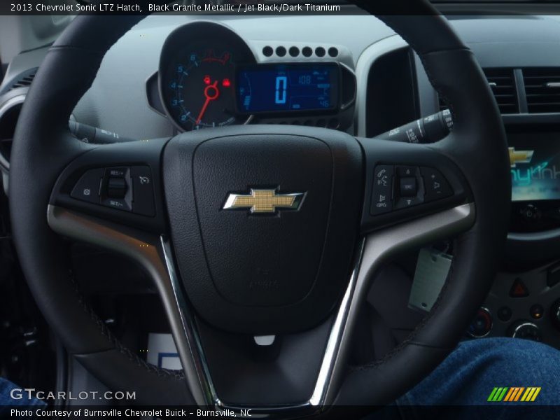 Black Granite Metallic / Jet Black/Dark Titanium 2013 Chevrolet Sonic LTZ Hatch