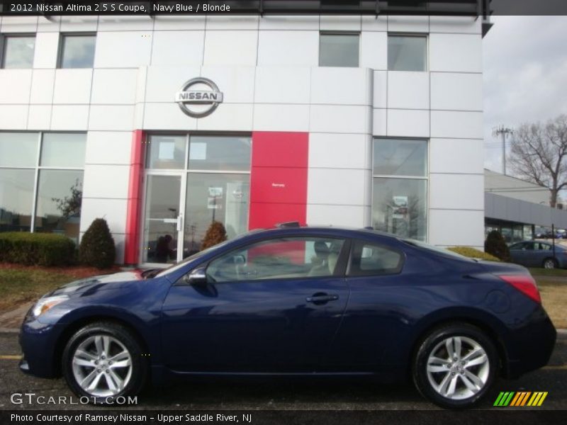 Navy Blue / Blonde 2012 Nissan Altima 2.5 S Coupe