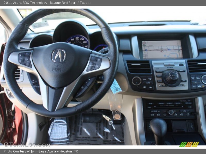 Basque Red Pearl / Taupe 2011 Acura RDX Technology