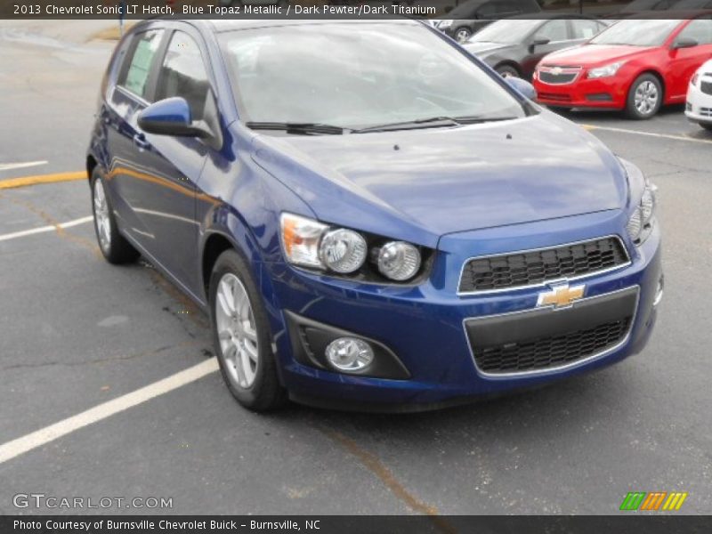 Blue Topaz Metallic / Dark Pewter/Dark Titanium 2013 Chevrolet Sonic LT Hatch