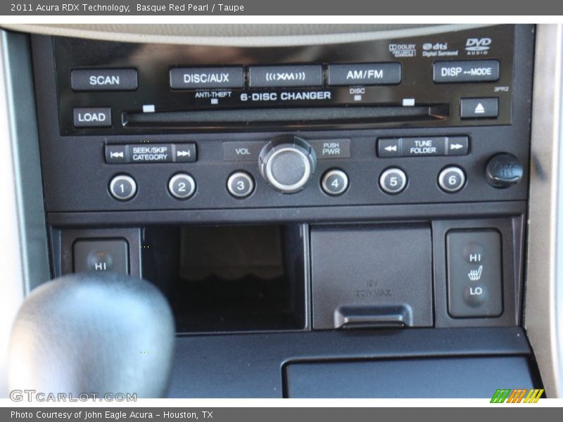 Basque Red Pearl / Taupe 2011 Acura RDX Technology