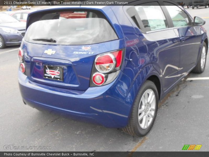 Blue Topaz Metallic / Dark Pewter/Dark Titanium 2013 Chevrolet Sonic LT Hatch