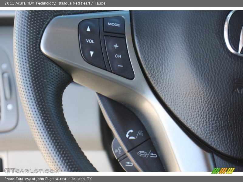 Basque Red Pearl / Taupe 2011 Acura RDX Technology
