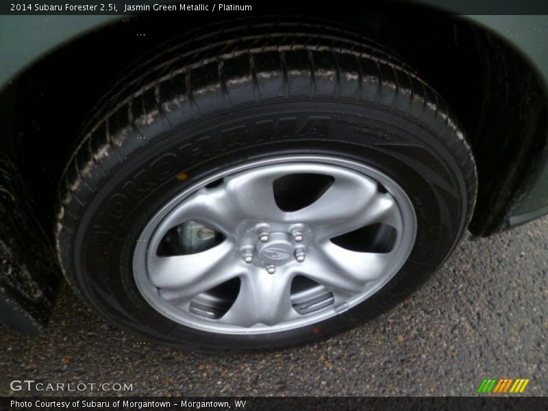 Jasmin Green Metallic / Platinum 2014 Subaru Forester 2.5i