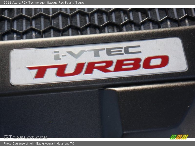 Basque Red Pearl / Taupe 2011 Acura RDX Technology