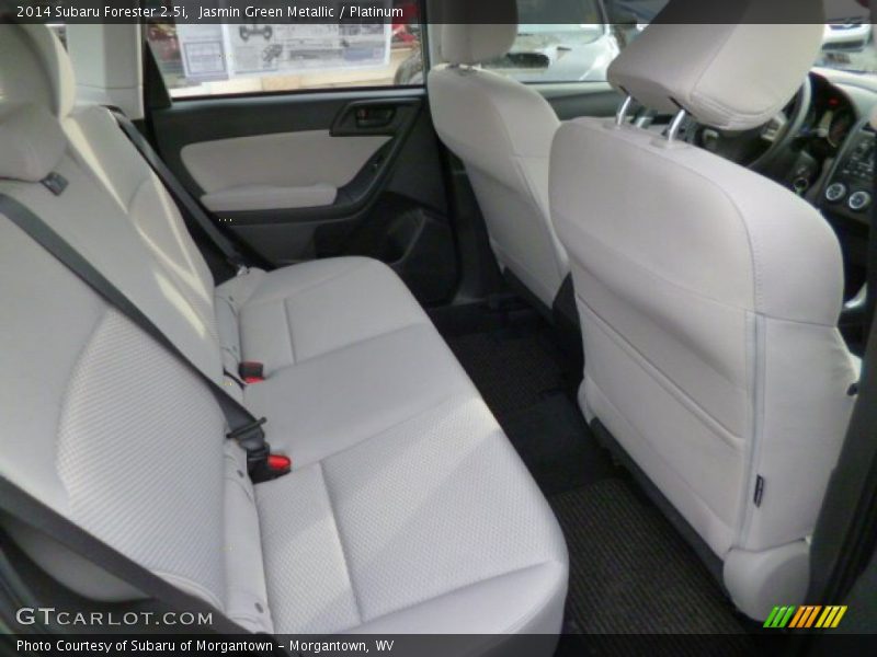 Jasmin Green Metallic / Platinum 2014 Subaru Forester 2.5i