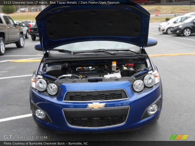 Blue Topaz Metallic / Dark Pewter/Dark Titanium 2013 Chevrolet Sonic LT Hatch