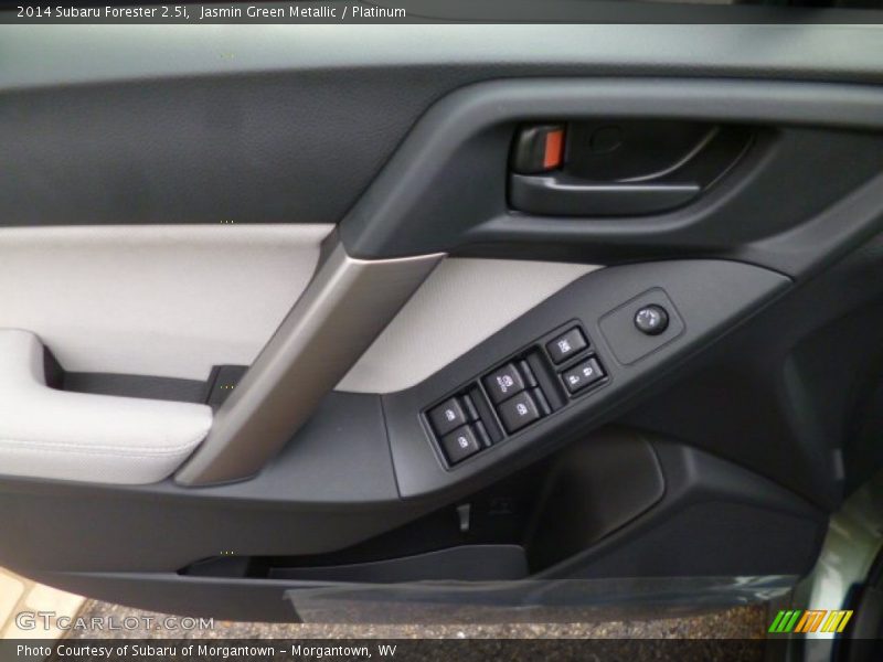 Jasmin Green Metallic / Platinum 2014 Subaru Forester 2.5i
