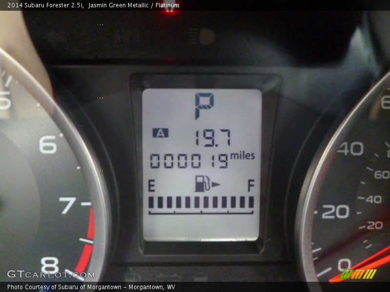 Jasmin Green Metallic / Platinum 2014 Subaru Forester 2.5i