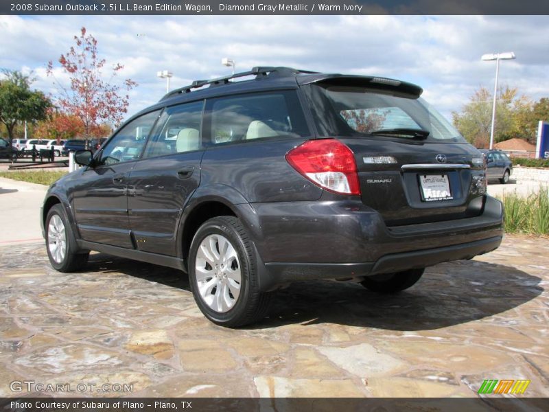 Diamond Gray Metallic / Warm Ivory 2008 Subaru Outback 2.5i L.L.Bean Edition Wagon